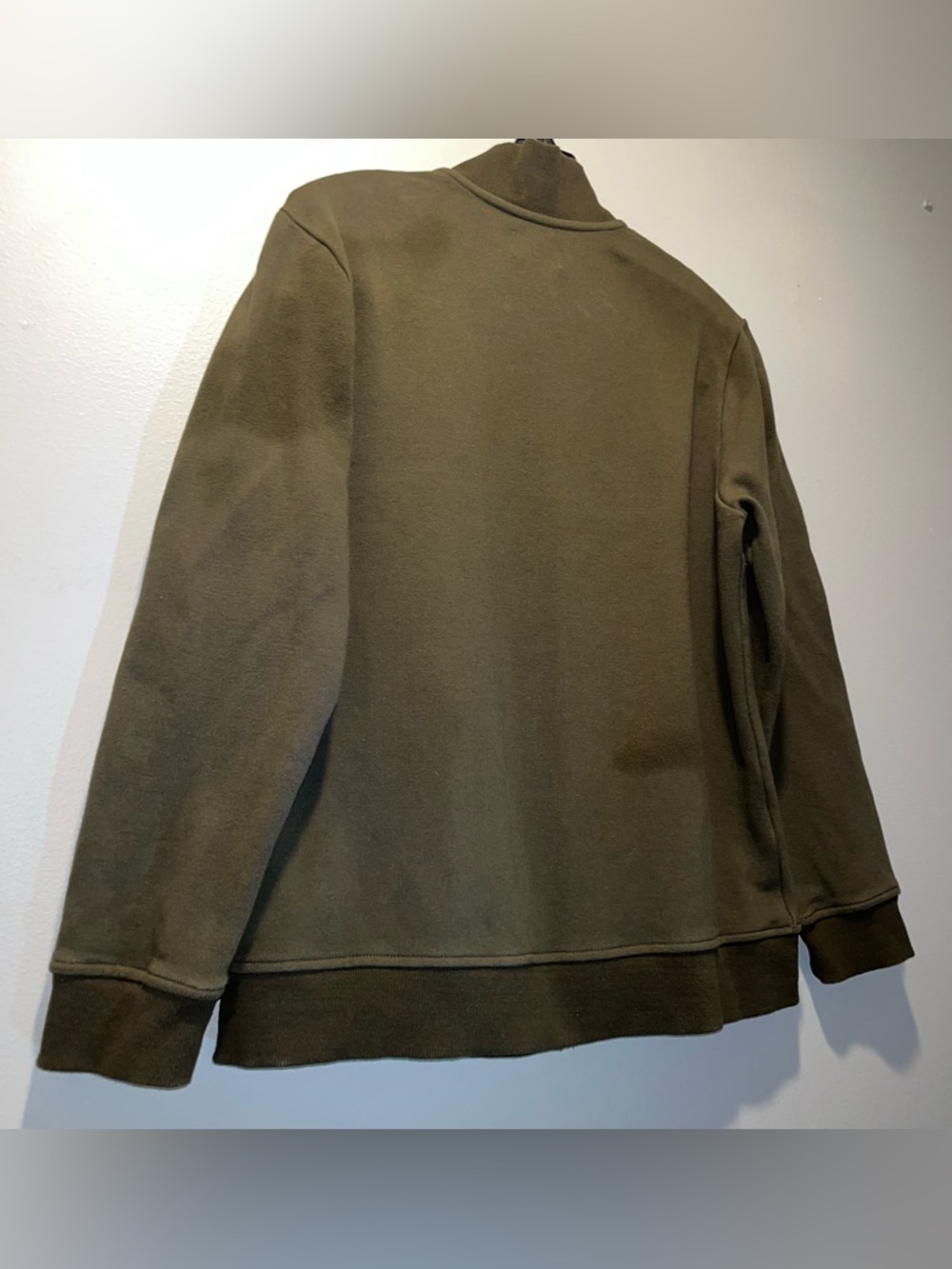 Excellent Preloved Condition DapperBoi Men's Sweater Jacket - Hunter Green - Picture 6 of 10